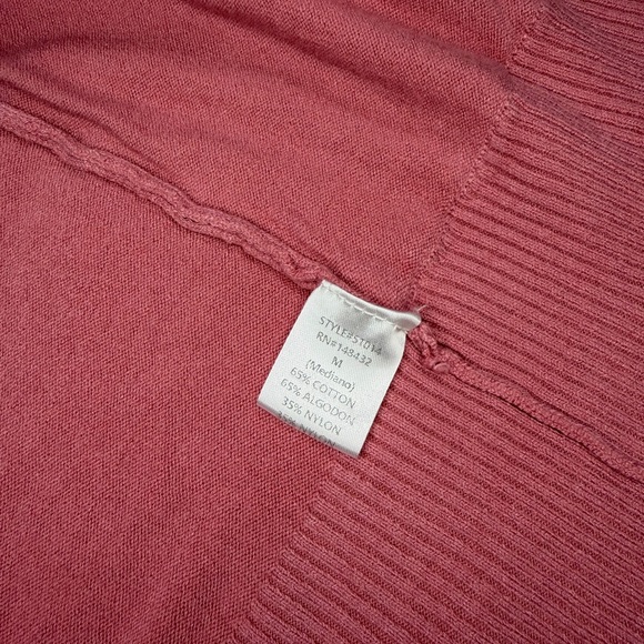Pink Open-Front Cardigan With Pockets - Picture 4 of 6